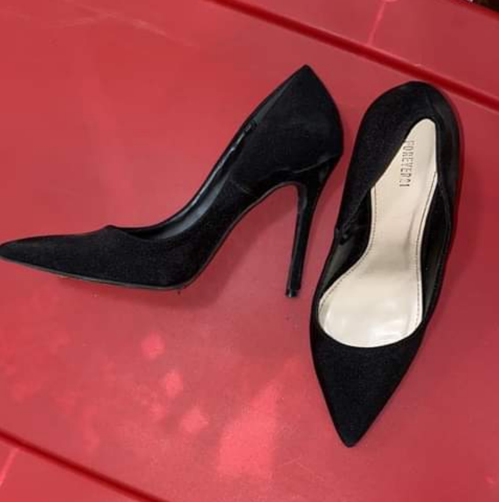 Black heels